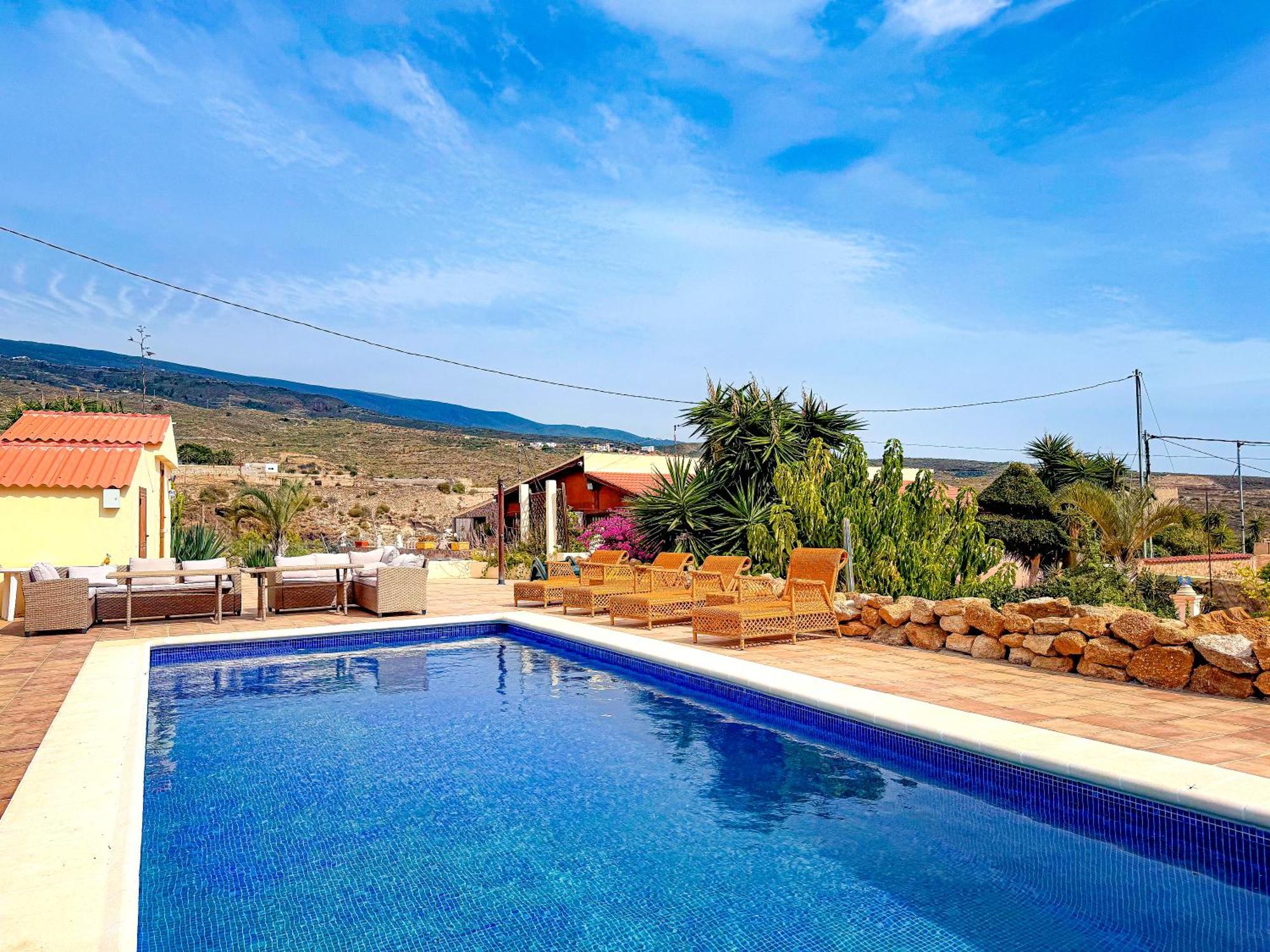 Exquisite Rural House With Garden, Pool And Sea Views Villa Arico Viejo Eksteriør bilde