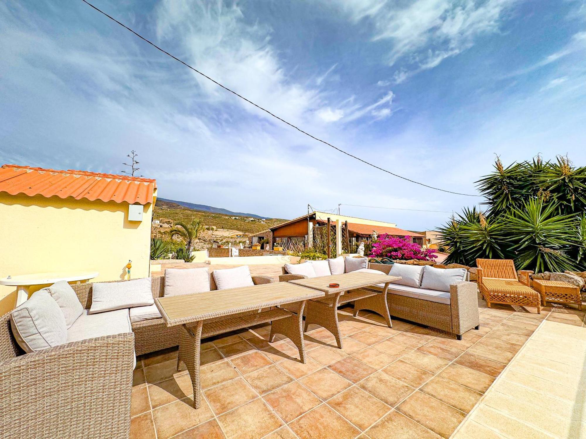 Exquisite Rural House With Garden, Pool And Sea Views Villa Arico Viejo Eksteriør bilde